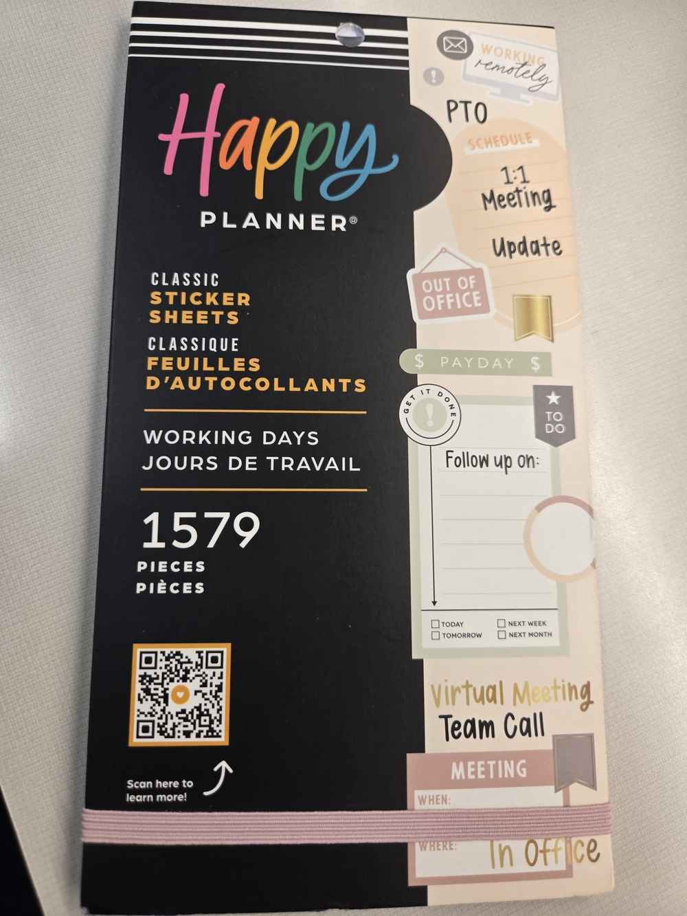 Happy Planner - Classic Working Days Sticker Sheets
